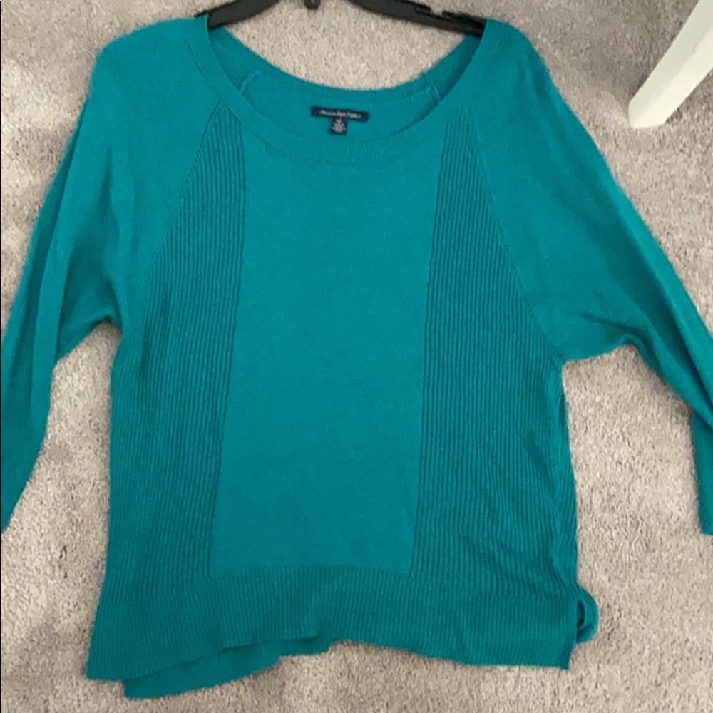 Teal 3/4 Sweater